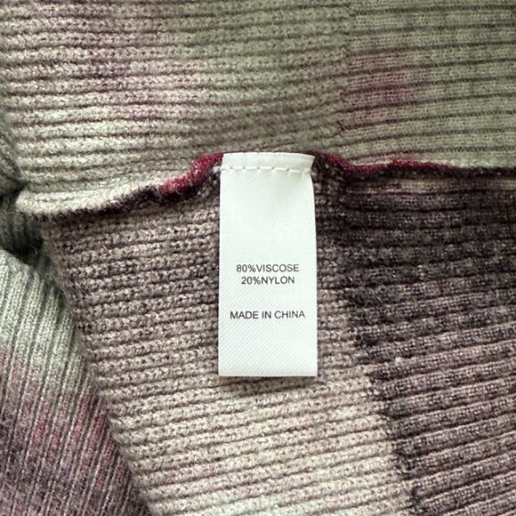 💗 JAMISON Pink & Purple Camo Abstract Pull-over Sweater from Evereve Size XS - Picture 5 of 7